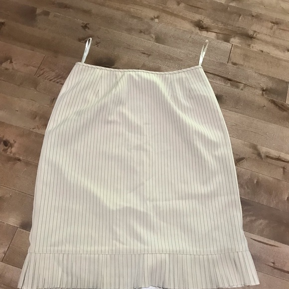 Size 12 Pinstripe Skirt with fringe - Picture 4 of 7